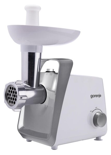 Gorenje MG1601W húsdaráló, 1600 W, 2,2 kg/perc kapacitás, 2 darálótárcsa, kétirányú forgás