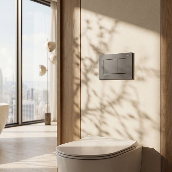 WC öblítő gomb Rea J K011A-Q és Slim 024N Titan