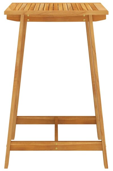 Tömör akácfa kerti bárasztal 70 x 70 x 104 cm