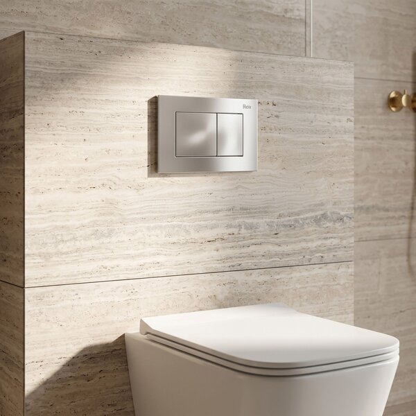 WC öblítő gomb Rea J K011A-Q és Slim 024N Satin