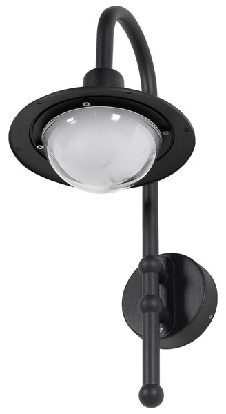 LED kültéri falilámpa PORTELO Fekete
