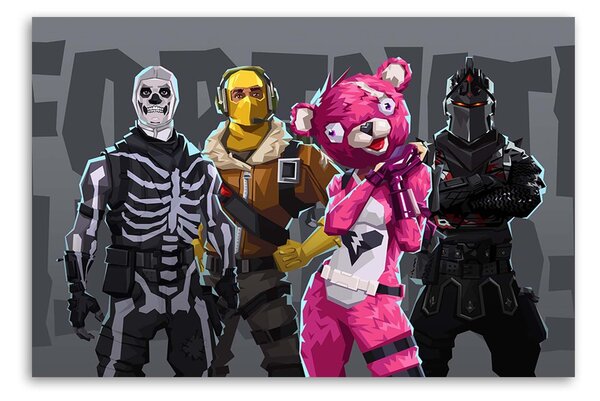 Gario Vászonkép Fortnite videojáték - Nikita Abakumov Méret: 60 x 40 cm