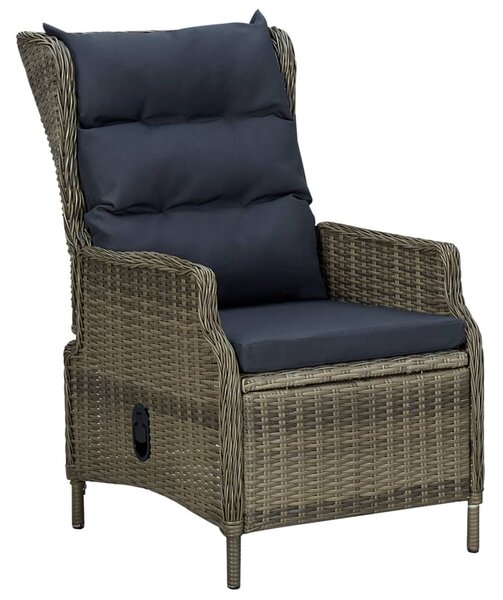 7 részes barna polyrattan kerti étkezőgarnitúra