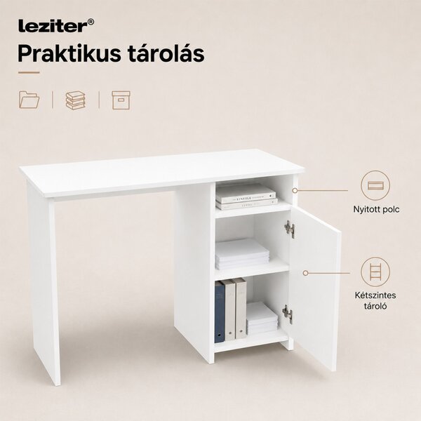 Family One íróasztal szett Fit ergonomikus forgószékkel
