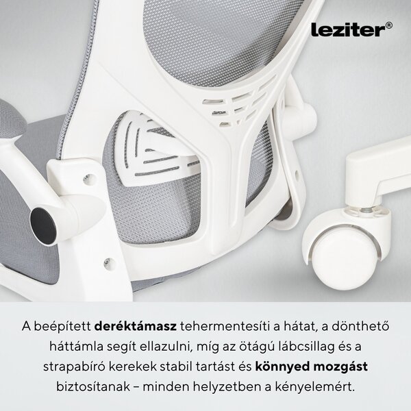 Family One íróasztal szett Flexo ergonomikus forgószékkel