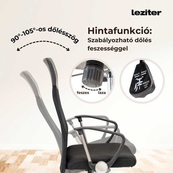 Family One íróasztal szett Fit ergonomikus forgószékkel