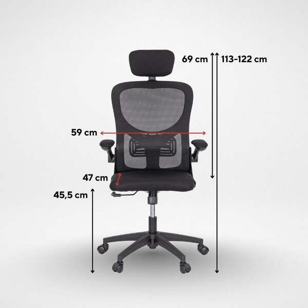 Family One íróasztal szett Flexo ergonomikus forgószékkel