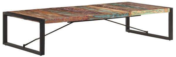 Tömör újrahasznosított fa dohányzóasztal 180 x 90 x 40 cm