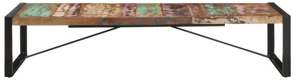 Tömör újrahasznosított fa dohányzóasztal 180 x 90 x 40 cm