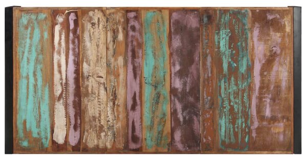 Tömör újrahasznosított fa dohányzóasztal 180 x 90 x 40 cm