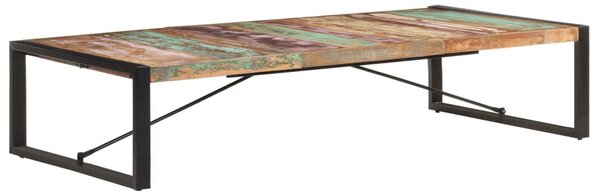 Tömör újrahasznosított fa dohányzóasztal 180 x 90 x 40 cm