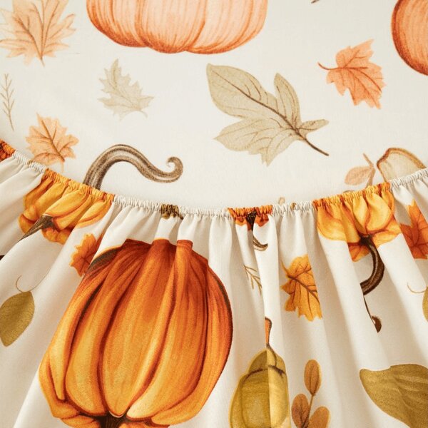 Mikroszálas lepedő AUTUMN PUMPKINS színes 90x200 cm
