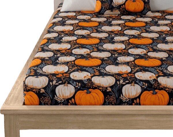 Mikroszálas lepedő MAGIC PUMPKIN színes 90x200 cm