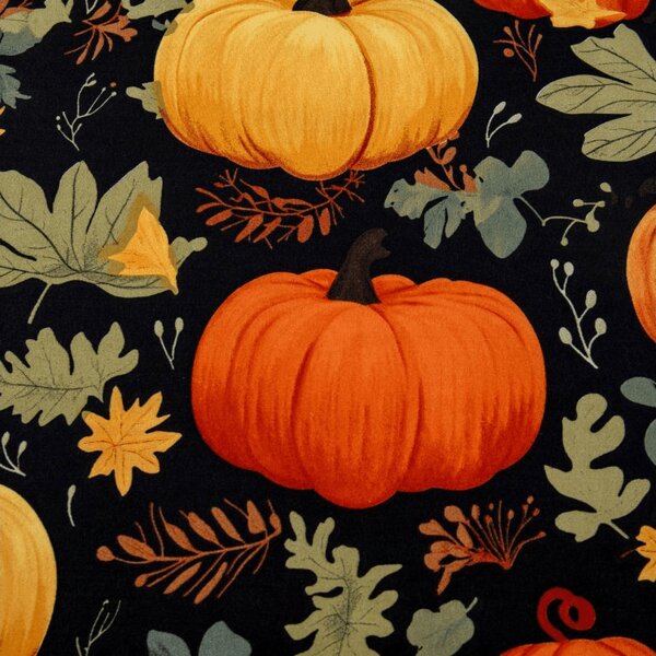 Mikroszálas lepedő ORANGE PUMPKINS színes 90x200 cm