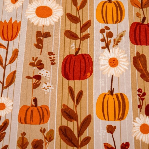 Mikroszálas lepedő PUMPKIN STRIPES színes 90x200 cm