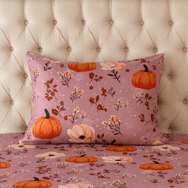 Mikroszálas párnahuzat PUMPKINS ROSAVIE 50x70 cm, régi rózsaszín