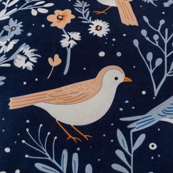 Mikroszálas ágyneműhuzat DENIM BIRDS kék Ágyneműhuzat mérete: 70 x 90 cm | 140 x 200 cm