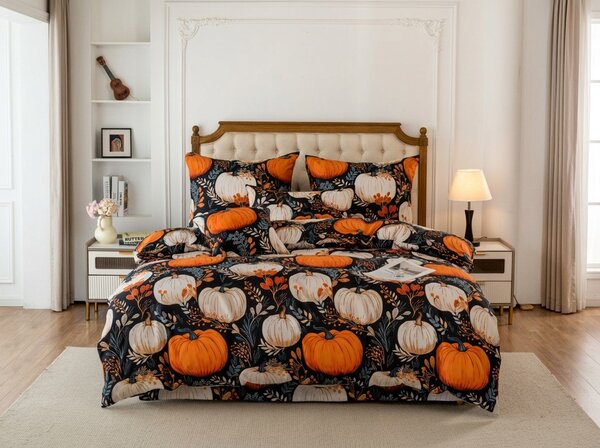 Mikroszálas ágyneműhuzat MAGIC PUMPKIN színes kivitel Ágyneműhuzat mérete: 70 x 90 cm | 140 x 200 cm
