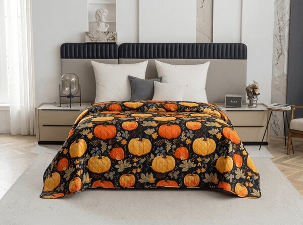 Ágytakaró ORANGE PUMPKINS színes Méret: 170 x 210 cm
