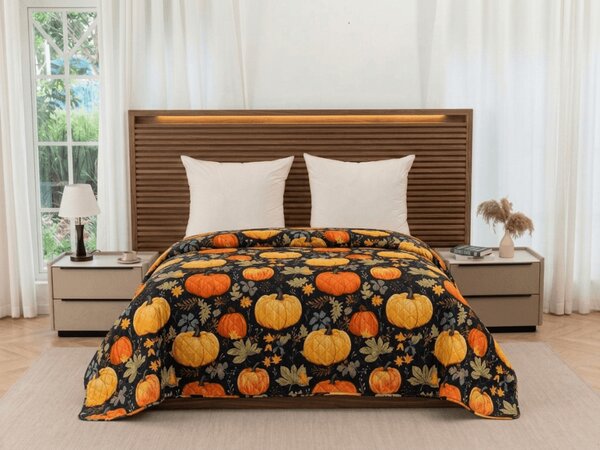 Ágytakaró ORANGE PUMPKINS színes Méret: 170 x 210 cm