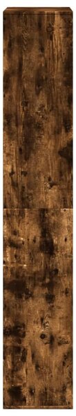Füstös tölgy színű szerelt fa könyvespolc 100 x 33 x 187,5 cm