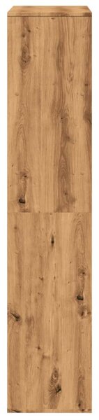 Kézműves tölgy színű szerelt fa könyvespolc 100 x 33 x 156,5 cm