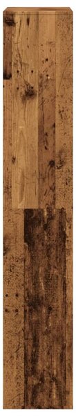 Antik fa színű szerelt fa könyvespolc 100 x 33 x 187,5 cm