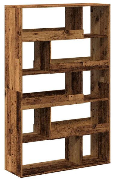Antik fa színű szerelt fa térelválasztó 100 x 33 x 156,5 cm