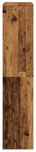 Antik fa színű szerelt fa térelválasztó 100 x 33 x 156,5 cm