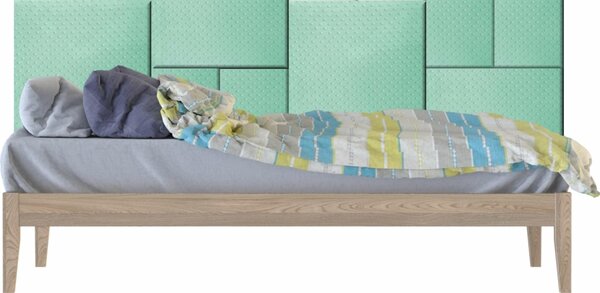 Minky textil Menta színű baba falvédő (200×50 cm) gyerekszoba dekor