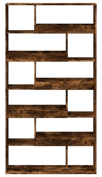 Füstös tölgy színű szerelt fa térelválasztó 100 x 33 x 187,5 cm