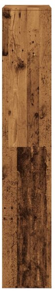 Antik fa színű szerelt fa térelválasztó 100 x 33 x 187,5 cm