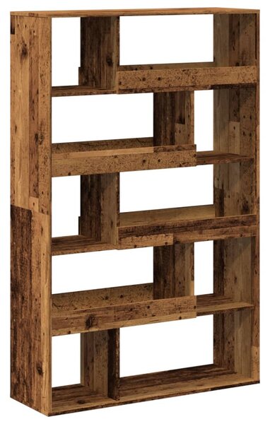Antik fa színű szerelt fa térelválasztó 100 x 33 x 156,5 cm