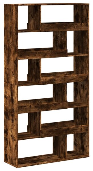 Füstös tölgy színű szerelt fa térelválasztó 100 x 33 x 187,5 cm
