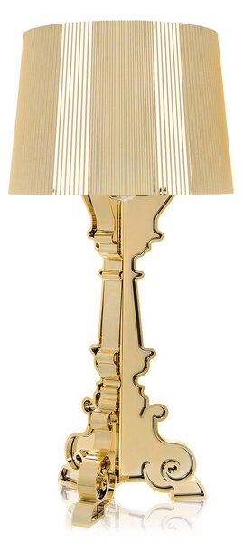 Kartell Bourgie LED asztali lámpa E14, arany, dimmelhető, Sárgaréz / arany, Nappali / Étkező, Műanyag, Dizájn