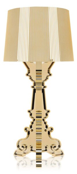 Kartell Bourgie LED asztali lámpa E14, arany, dimmelhető, Sárgaréz / arany, Nappali / Étkező, Műanyag, Dizájn