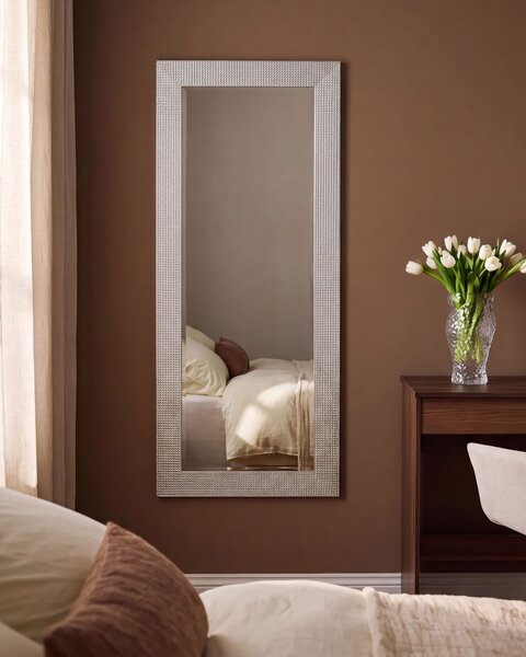 Falitükör DERVAL 50 cm 130 cm Ezüst