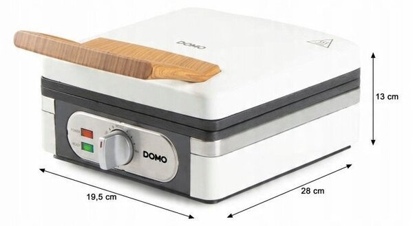 DOMO WAFFELEISEN – POWDER WHITE Palacsintasütő Fehér