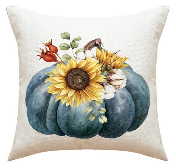 Párnahuzat BLUE PUMPKIN 45x45 cm, krém színű