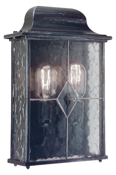 Kültéri Lámpa Elstead, Wexford WX7, dimmable, Fekete, Üveg, Antik