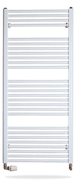 Birossi törölközőszárító radiátor - egyenes - fehér - 450 x 1320 mm
