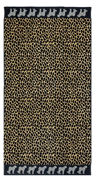 AFRIKA Strandtörölköző barna leopárd 165x90cm