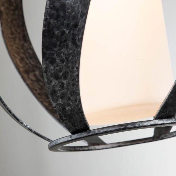 Fali Lámpa Quintiesse, Blacksmith, dimmable, Fekete, Fém