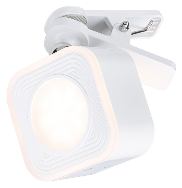 Asztali lámpa Paulmann, Varia, dimmable, Fehér, Hálószoba, Műanyag, Modern