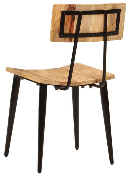 2 db tömör mangófa étkezőszék 44 x 40 x 80 cm