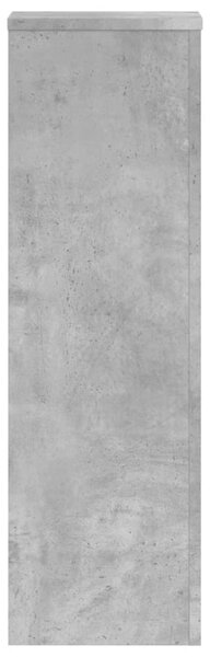 2 db betonszürke szerelt fa növénytartó állvány 25 x 25 x 80 cm