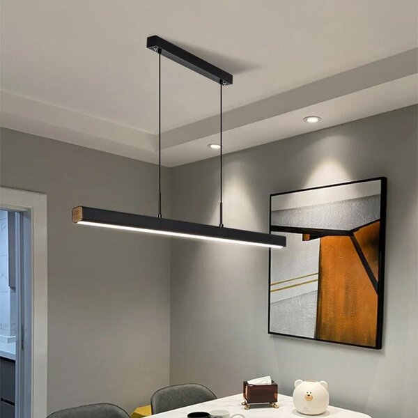 Mennyezeti LED függő lámpa APP1447-CP BLACK 80cm