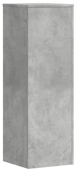 2 db betonszürke szerelt fa növénytartó állvány 33x33x100 cm