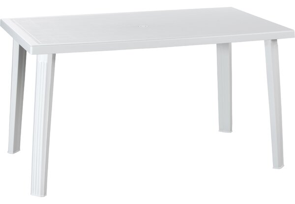 Domingo szögletes asztal 130cm fehér