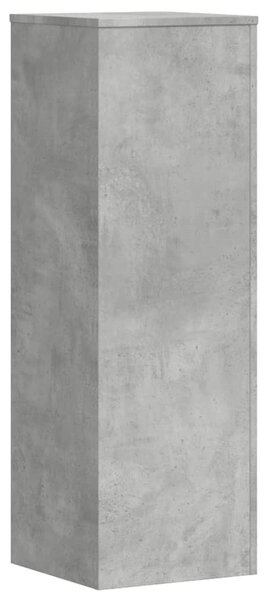 2 db betonszürke szerelt fa növénytartó állvány 33x33x100 cm